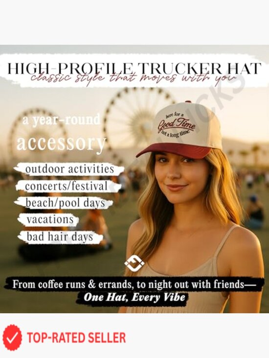 Two-Tone Vintage Snapback Hat - Adjustable Cotton Baseball Cap for Men Women main image 5